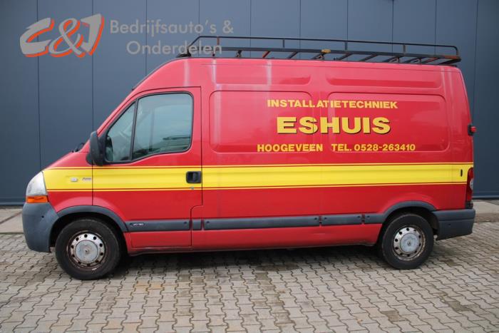 Renault Master II 2.5 dCi 16V 115 Sloopvoertuig (2006, Rood)