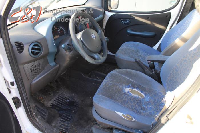 Fiat Doblo 1.9 JTD Sloopvoertuig (2003, Wit)