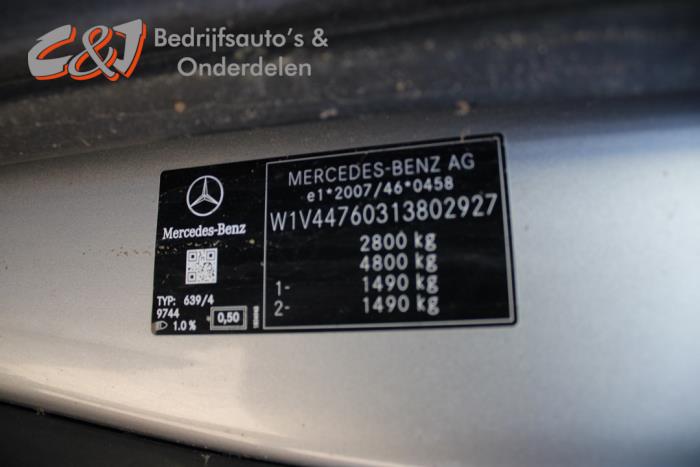Mercedes Vito 2.0 116 CDI 16V Sloopvoertuig (2022, Metallic, Zilver)