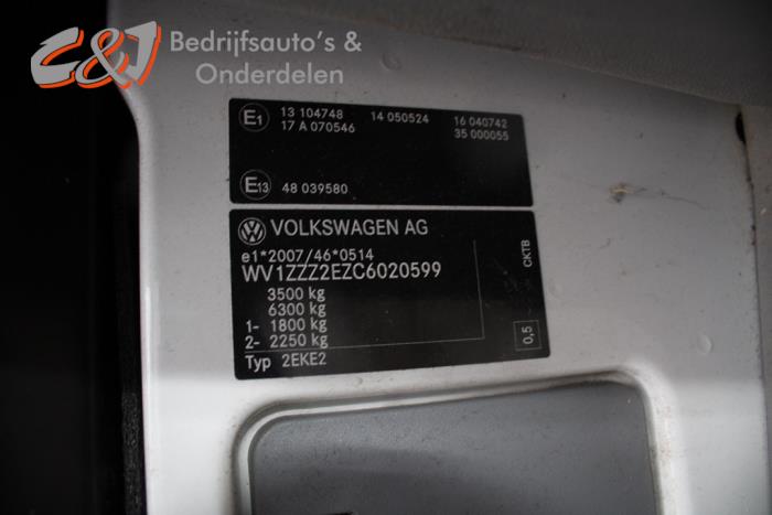 Volkswagen Crafter 2.0 TDI 16V Sloopvoertuig (2011, Wit)