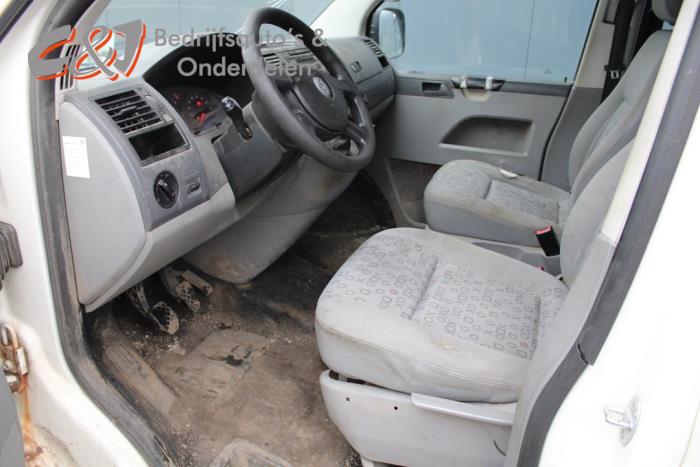 Volkswagen Transporter T5 1.9 TDi Sloopvoertuig (2008, Wit)