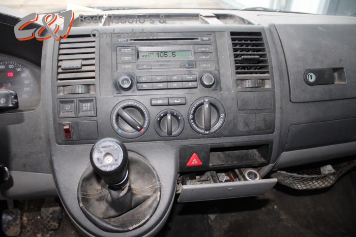 Volkswagen Transporter T5 1.9 TDi Sloopvoertuig (2008, Wit)