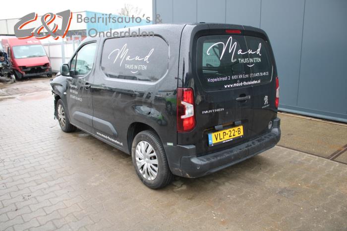 Peugeot Partner 1.5 BlueHDi 100 Sloopvoertuig (2019, Zwart)