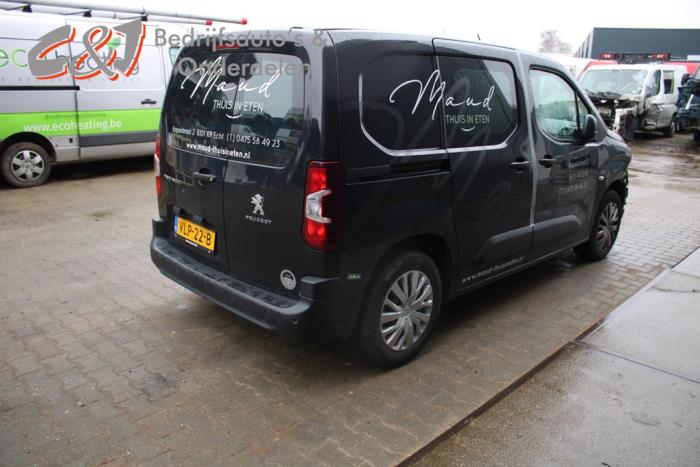 Peugeot Partner 1.5 BlueHDi 100 Sloopvoertuig (2019, Zwart)