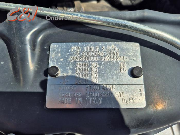 Fiat Ducato 2.3 D 180 Multijet Sloopvoertuig (2019, Wit)