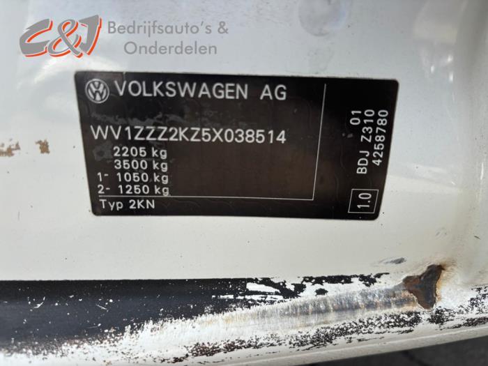 Volkswagen Caddy III 2.0 SDI Sloopvoertuig (2004, Wit)