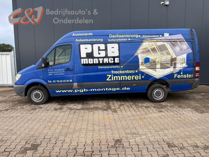 Mercedes Sprinter 3,5t 315 CDI 16V Sloopvoertuig (2008, Blauw)