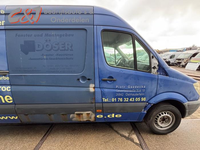 Mercedes Sprinter 3,5t 315 CDI 16V Sloopvoertuig (2008, Blauw)