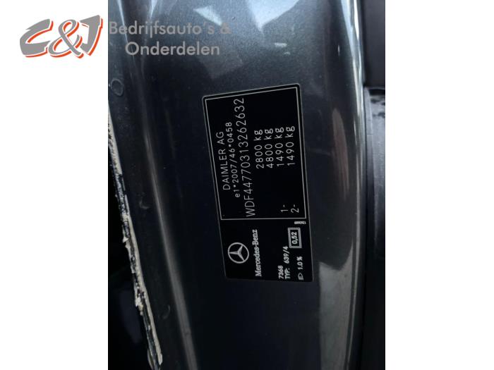 Mercedes Vito 1.6 111 CDI 16V Sloopvoertuig (2016, Grijs)