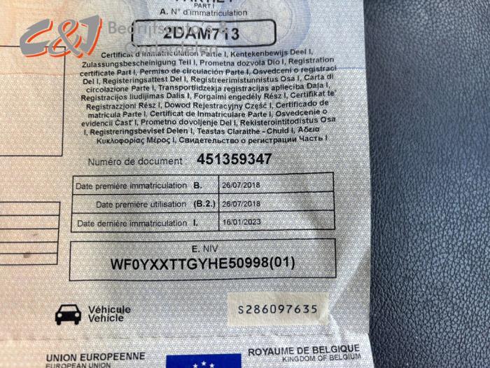 Ford Transit Custom 2.0 TDCi 16V Eco Blue 170 Sloopvoertuig (2018, Blauw)