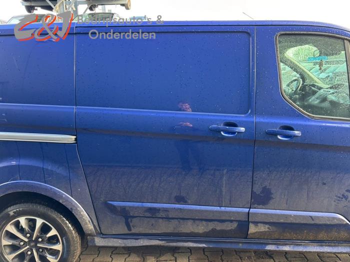 Ford Transit Custom 2.0 TDCi 16V Eco Blue 170 Sloopvoertuig (2018, Blauw)