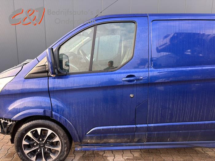Ford Transit Custom 2.0 TDCi 16V Eco Blue 170 Sloopvoertuig (2018, Blauw)
