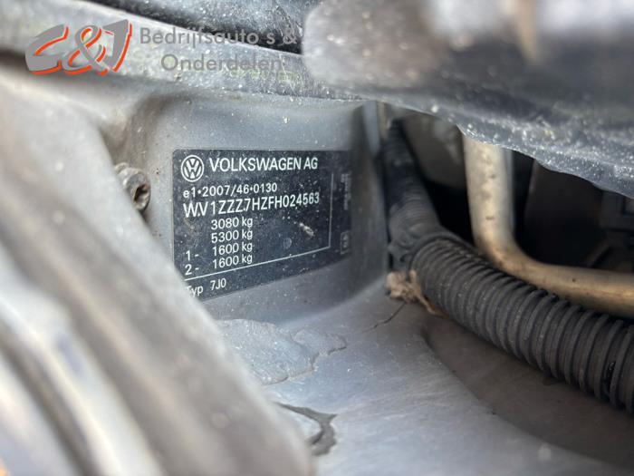 Volkswagen Transporter T6 2.0 TDI DRF 4Motion Sloopvoertuig (2016, Zwart)