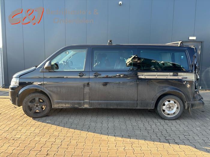 Volkswagen Transporter T6 2.0 TDI DRF 4Motion Sloopvoertuig (2016, Zwart)