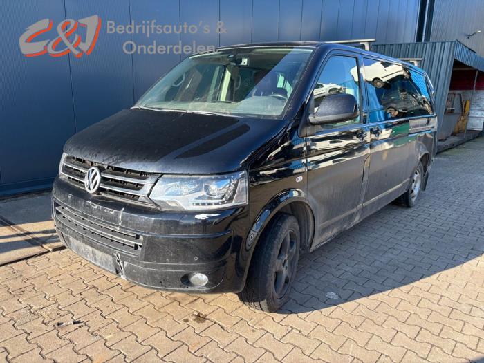 Volkswagen Transporter T6 2.0 TDI DRF 4Motion Sloopvoertuig (2016, Zwart)