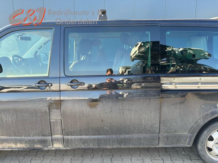 Volkswagen Transporter T6 2.0 TDI DRF 4Motion Sloopvoertuig (2016, Zwart)