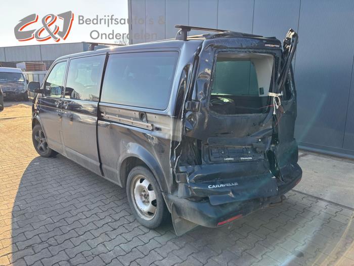 Volkswagen Transporter T6 2.0 TDI DRF 4Motion Sloopvoertuig (2016, Zwart)