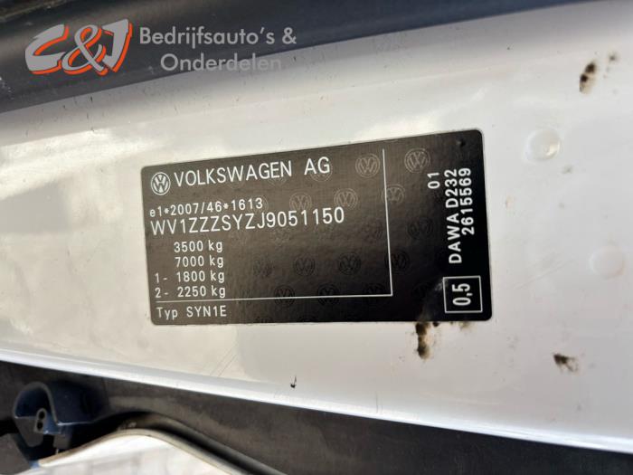 Volkswagen Crafter 2.0 TDI RWD Sloopvoertuig (2019, Wit)