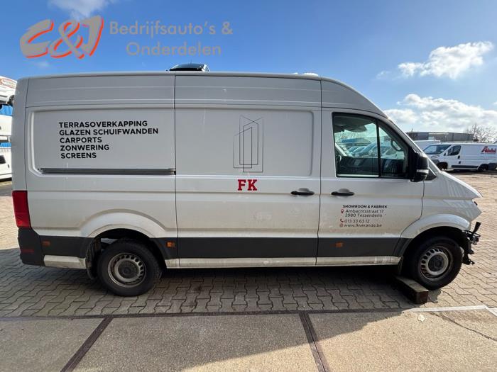 Volkswagen Crafter 2.0 TDI RWD Sloopvoertuig (2019, Wit)