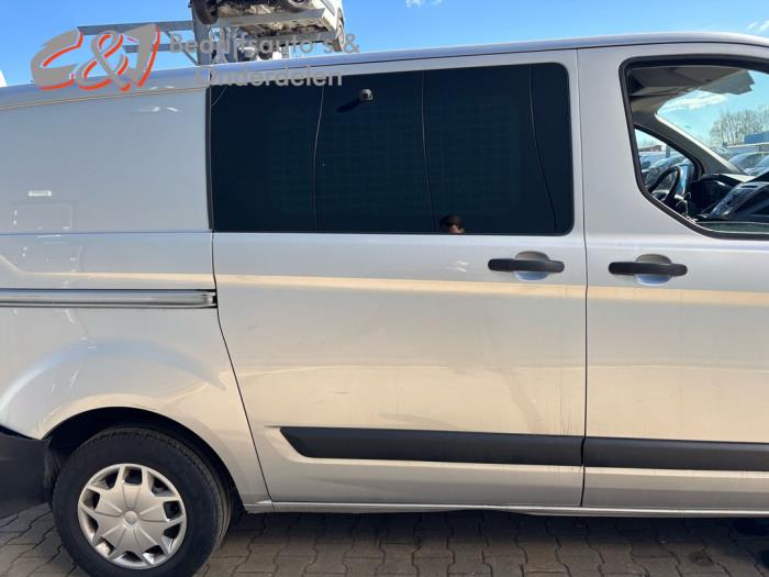 Ford Transit Custom 2.0 TDCi 16V Eco Blue 130 Sloopvoertuig (2017, Zilver)