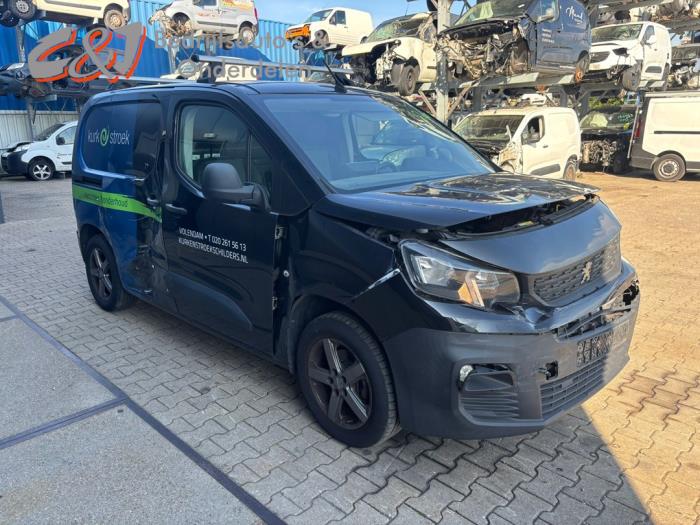 Peugeot Partner 1.6 BlueHDi 100 Sloopvoertuig (2019, Zwart)