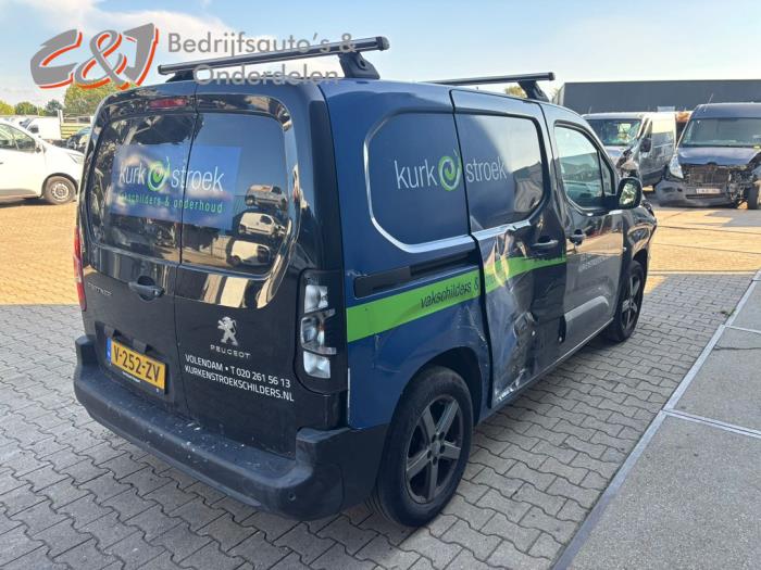 Peugeot Partner 1.6 BlueHDi 100 Sloopvoertuig (2019, Zwart)