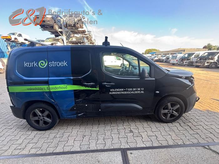 Peugeot Partner 1.6 BlueHDi 100 Sloopvoertuig (2019, Zwart)