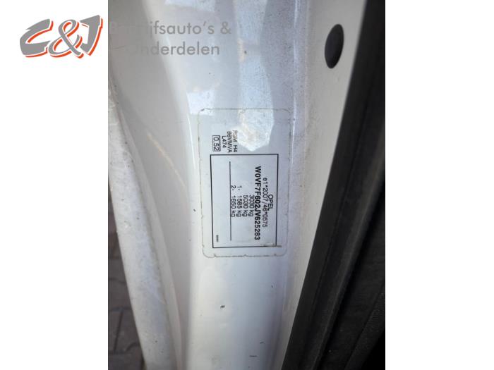 Opel Vivaro 1.6 CDTI 95 Euro 6 Sloopvoertuig (2018, Wit)