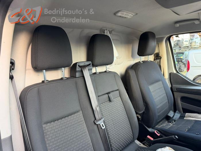 Ford Transit Custom 2.0 TDCi 16V Eco Blue 130 Sloopvoertuig (2019, Metallic, Moondust, Zilver)