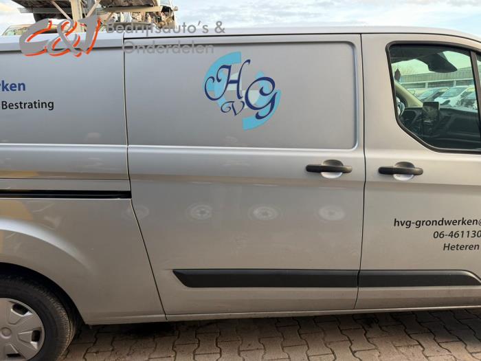 Ford Transit Custom 2.0 TDCi 16V Eco Blue 130 Sloopvoertuig (2019, Metallic, Moondust, Zilver)