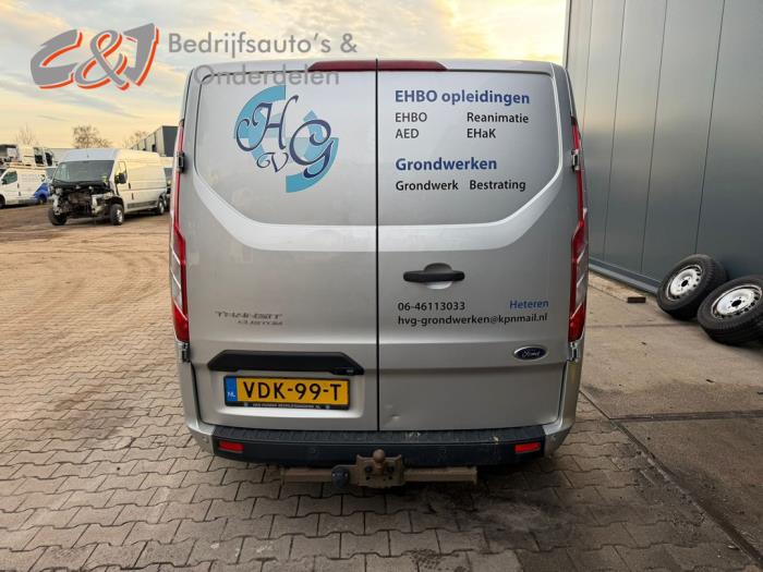 Ford Transit Custom 2.0 TDCi 16V Eco Blue 130 Sloopvoertuig (2019, Metallic, Moondust, Zilver)