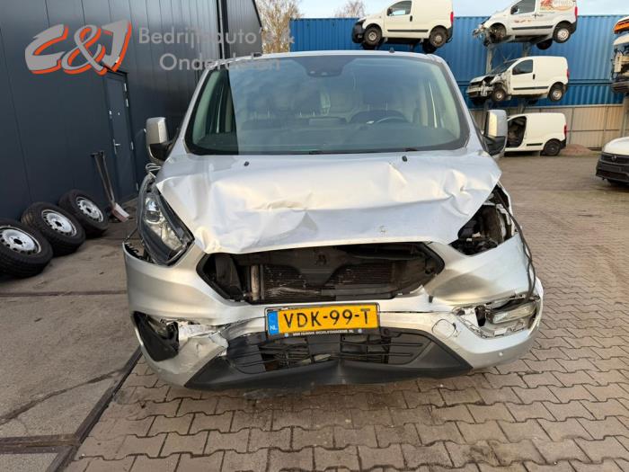 Ford Transit Custom 2.0 TDCi 16V Eco Blue 130 Sloopvoertuig (2019, Metallic, Moondust, Zilver)