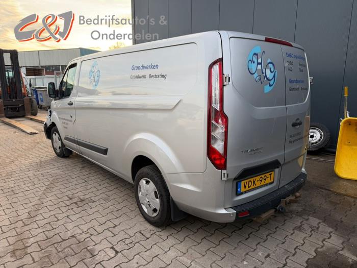 Ford Transit Custom 2.0 TDCi 16V Eco Blue 130 Sloopvoertuig (2019, Metallic, Moondust, Zilver)