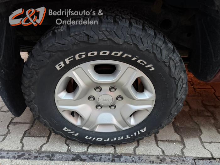 Ford Ranger 3.2 TDCI 20V 4x4 Sloopvoertuig (2018, Donker, Rood)