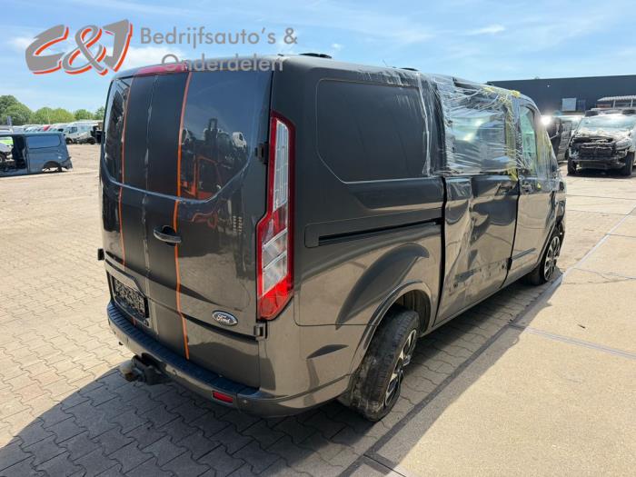 Ford Transit Custom 2.0 TDCi 16V Eco Blue 130 Sloopvoertuig (2020, Donker, Antraciet)