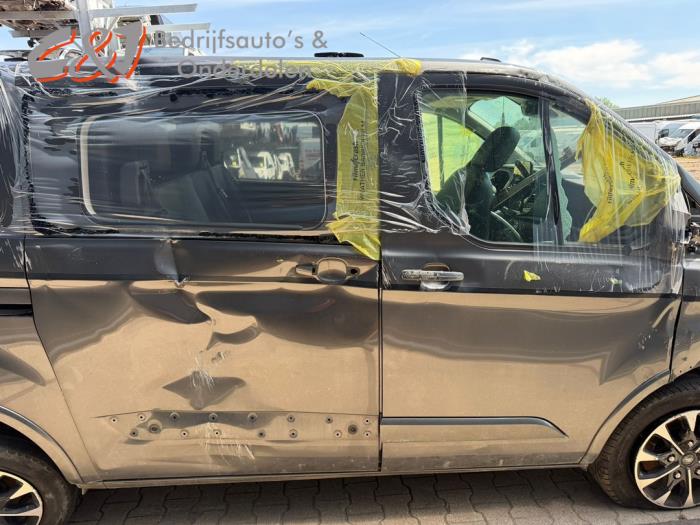 Ford Transit Custom 2.0 TDCi 16V Eco Blue 130 Sloopvoertuig (2020, Donker, Antraciet)