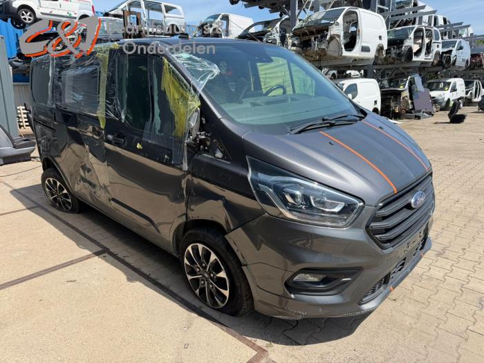 Ford Transit Custom 2.0 TDCi 16V Eco Blue 130 Sloopvoertuig (2020, Donker, Antraciet)