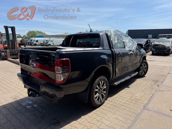 Ford Ranger 2.0 EcoBlue 16V 4x4 Sloopvoertuig (2021, Zwart)