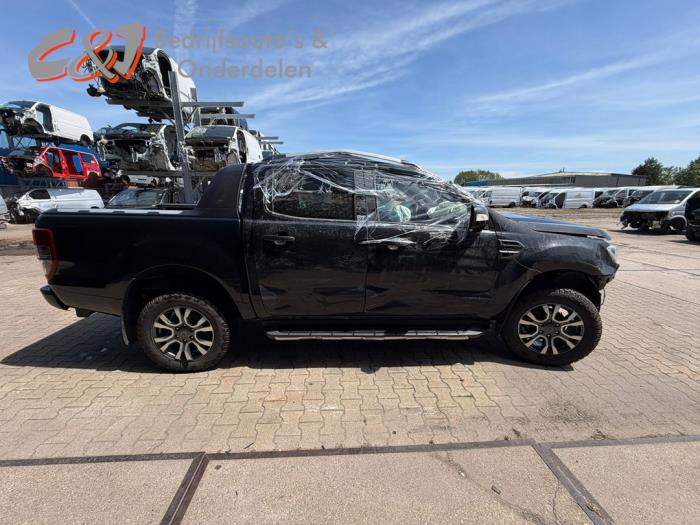 Ford Ranger 2.0 EcoBlue 16V 4x4 Sloopvoertuig (2021, Zwart)