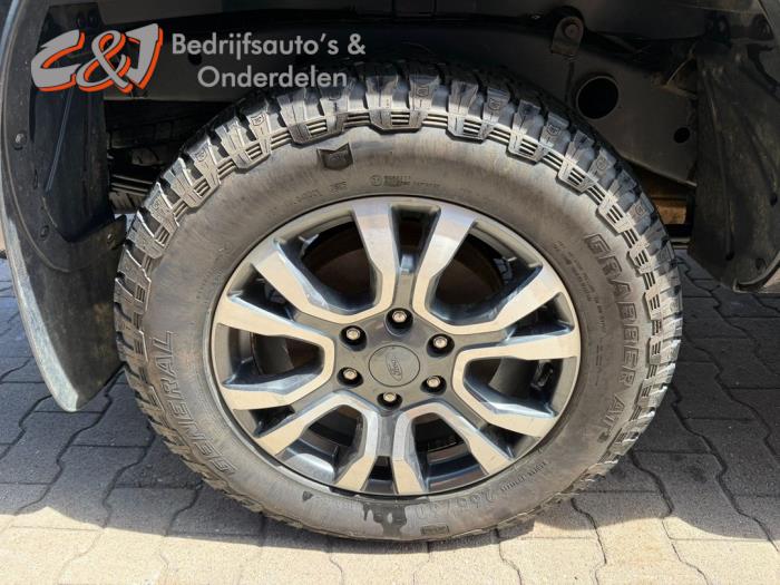 Ford Ranger 2.0 EcoBlue 16V 4x4 Sloopvoertuig (2021, Zwart)