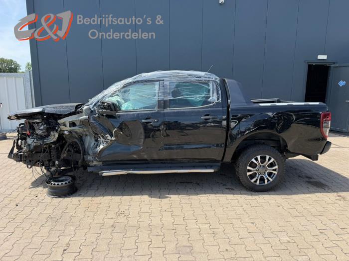Ford Ranger 2.0 EcoBlue 16V 4x4 Sloopvoertuig (2021, Zwart)