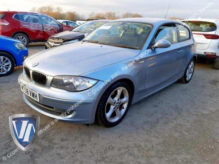 BMW 1 serie 116i 1.6 16V Sloopvoertuig (2008, Metallic, Blauw)