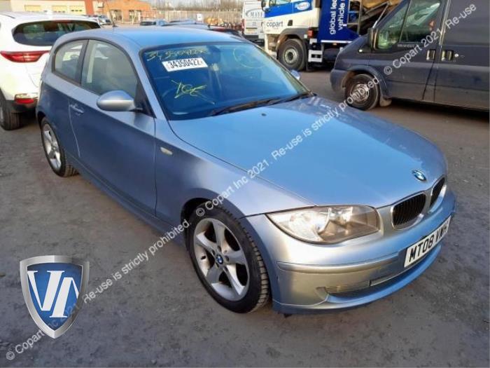 BMW 1 serie 116i 1.6 16V Sloopvoertuig (2008, Metallic, Blauw)