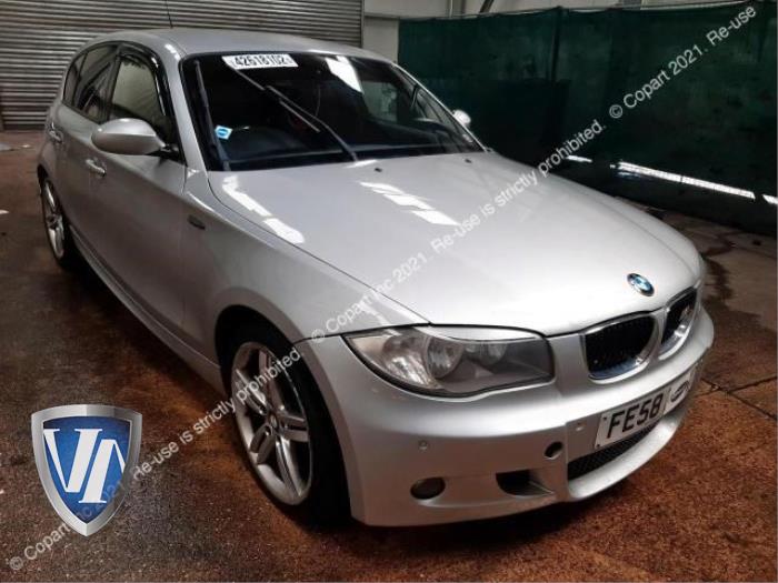 BMW 1 serie 118d 16V Sloopvoertuig (2008, Titanium, Metallic, Zilver)