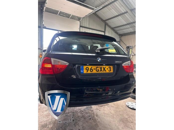 BMW 3 serie Touring 318i 16V Sloopvoertuig (2008, Zwart, Blauw)