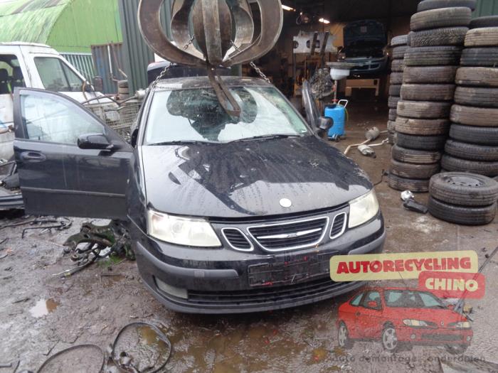 Saab 9-3 II Sport Sedan 1.8t 16V Sloopvoertuig (2004, Zwart)