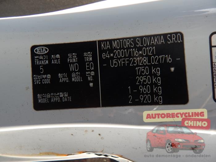 Kia Cee'd Sporty Wagon 1.4 16V Sloopvoertuig (2008, Wit)