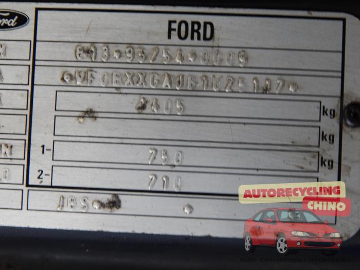 Ford Fiesta 4 1.3i Sloopvoertuig (2001, Blauw)