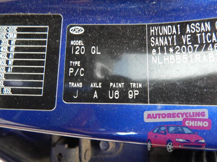 Hyundai i20 1.4 CRDi 16V Sloopvoertuig (2010, Blauw)