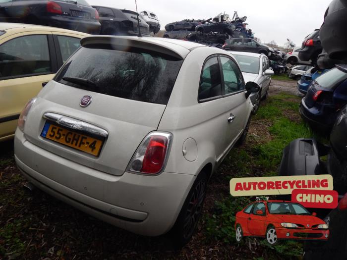 Fiat 500 1.3 MJTD 16V Sloopvoertuig (2008, Wit)